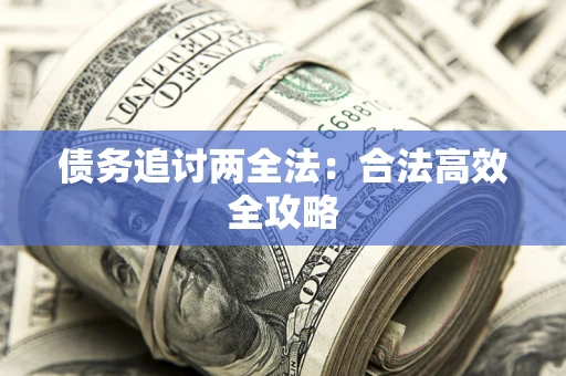 武汉债务追讨两全法：合法高效全攻略