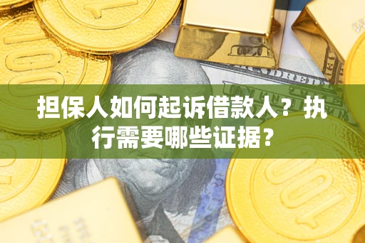 武汉担保人如何起诉借款人？执行需要哪些证据？