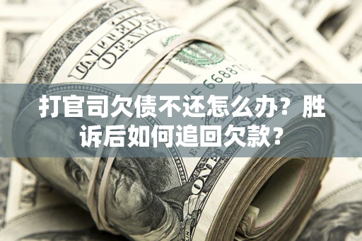 武汉打官司欠债不还怎么办？胜诉后如何追回欠款？
