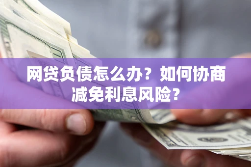 武汉网贷负债怎么办？如何协商减免利息风险？