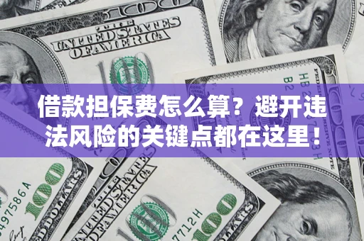 武汉借款担保费怎么算？避开违法风险的关键点都在这里！