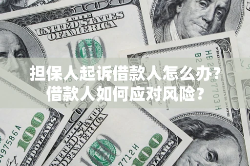 武汉担保人起诉借款人怎么办？借款人如何应对风险？