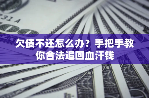 武汉欠债不还怎么办?手把手教你合法追回血汗钱 武汉欠债不还怎么办?手把手教你合法追回血汗钱