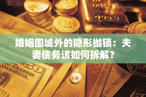 武汉婚姻围城外的隐形枷锁：夫妻债务该如何拆解？