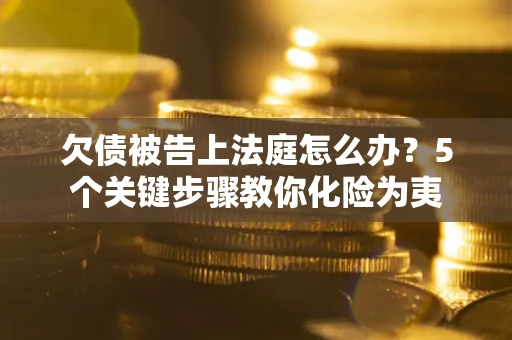 武汉欠债被告上法庭怎么办？5个关键步骤教你化险为夷