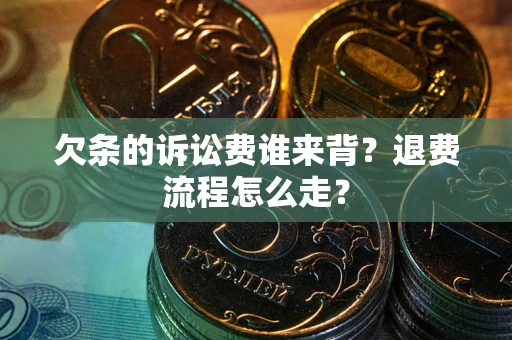 武汉欠条的诉讼费谁来背？退费流程怎么走？